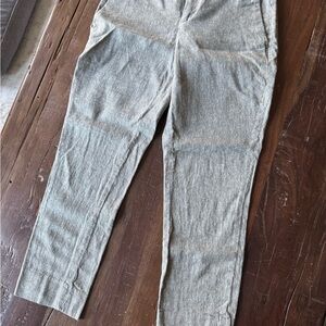 Women’s Casual Straight-Leg Pants in Light Gray